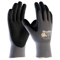 34-844 MaxiFlex Nitrile Grip Dotted Palm Coated PROTECTIVE WORK GLOVES 12-MEDIUM