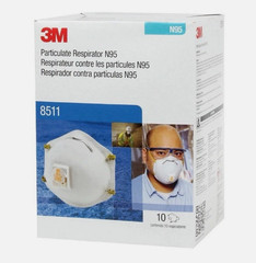 New 3M N95 Particulate Respirator Face Mask, Case of 80 – 8511