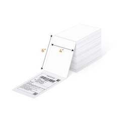 For Rollo & Zebra Fanfold 4×6 Perforated Direct Thermal Address Shipping Labels