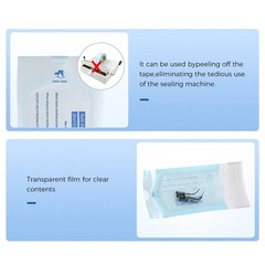 200pcs/Box Dental Self Sterilization Pouches Pouch Autoclave Sterilizer Bags