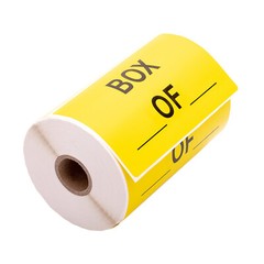 Box _ of _ Stickers (5″ x 3″) Large Inventory Labels (1) roll of 500 labels