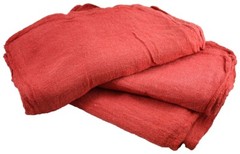 500 New Industrial Shop Rags Cleaning Towels Red Large 12×14 Towel B-Grade