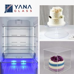 Clear Acrylic Plexiglass Sheet – Various Sizes, 1/8″, 1/4″, 1/2″ Thickness