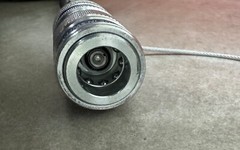 INTERCABLE FPI70S Foot Operated Hydraulic Pump, 700bar W. Pressure Gauge,3M Hose