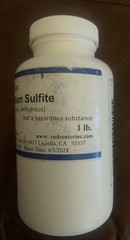 Sodium Sulfite, Anhydrous, Reagent, 99% min., 1lb.