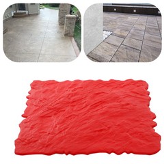Concrete Stamp Mat 19.7*19.7in Texturing Skin Polyurethane Mold Concrete Floor
