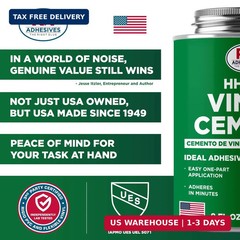 HH-66 Vinyl Cement 8 oz – Vinyl Adhesive, Cement Glue, Industrial Contact Cement