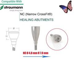 US Straumann Healing Abutment Cap/Closure Cover Screw NC & RC Platform Titanium