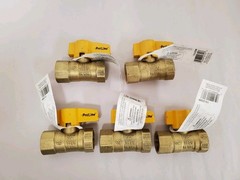 ProLine 1/2 in. Brass FPT 2-Piece Gas Valve (5-Pack) (110-223J5) *FREE SHIPPING*
