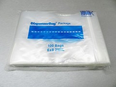 100 Reloc Zippit Bags 6″x8″ Clear 2mil Poly Reclosable Zip Seal Slide Lock Bag
