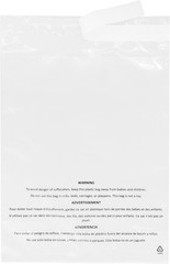 Clear Self-Sealing Poly Bag 1.5mil for Clothes, Apparel, Shipping & Storage