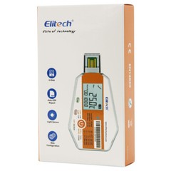 Elitech LogEt 1 TH Temperature & Humidity Data Logger Single Use PDF Report USB