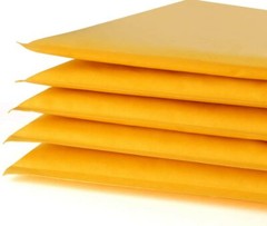 #000 4″x8″ (4″x7″ ) kraft Bubble Mailer Padded Envelope Shipping Bag 500, 1000