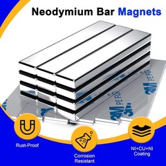 4-12 Neodymium Bar Magnets Rare Earth Rectangle Heavy Duty Powerful 60X10X3Mm