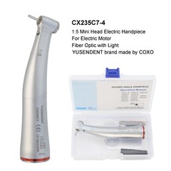 COXO Dental Electric Handpiece Contra Angle 1:1 1:5 45° Surgical Fiber Optic LED