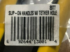 Klein 89TT Slip-On Handles With Tether Hole, One (1) Pair