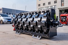 60″ Vibratory Sheepsfoot Roller Compactor for Bobcat Skid Steer | Soil Roller