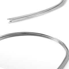 AZ Dental Orthodontic Arch Wire Super Elastic Niti Round Natural form 10pc/pk