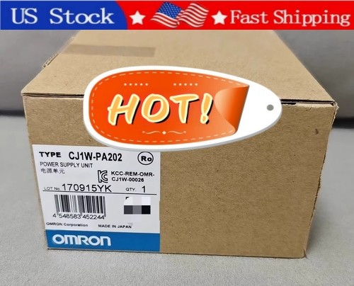 1PCS Brand New OMRON CJ1W-PA202 100-240V Power Supply Unit Fast shipping