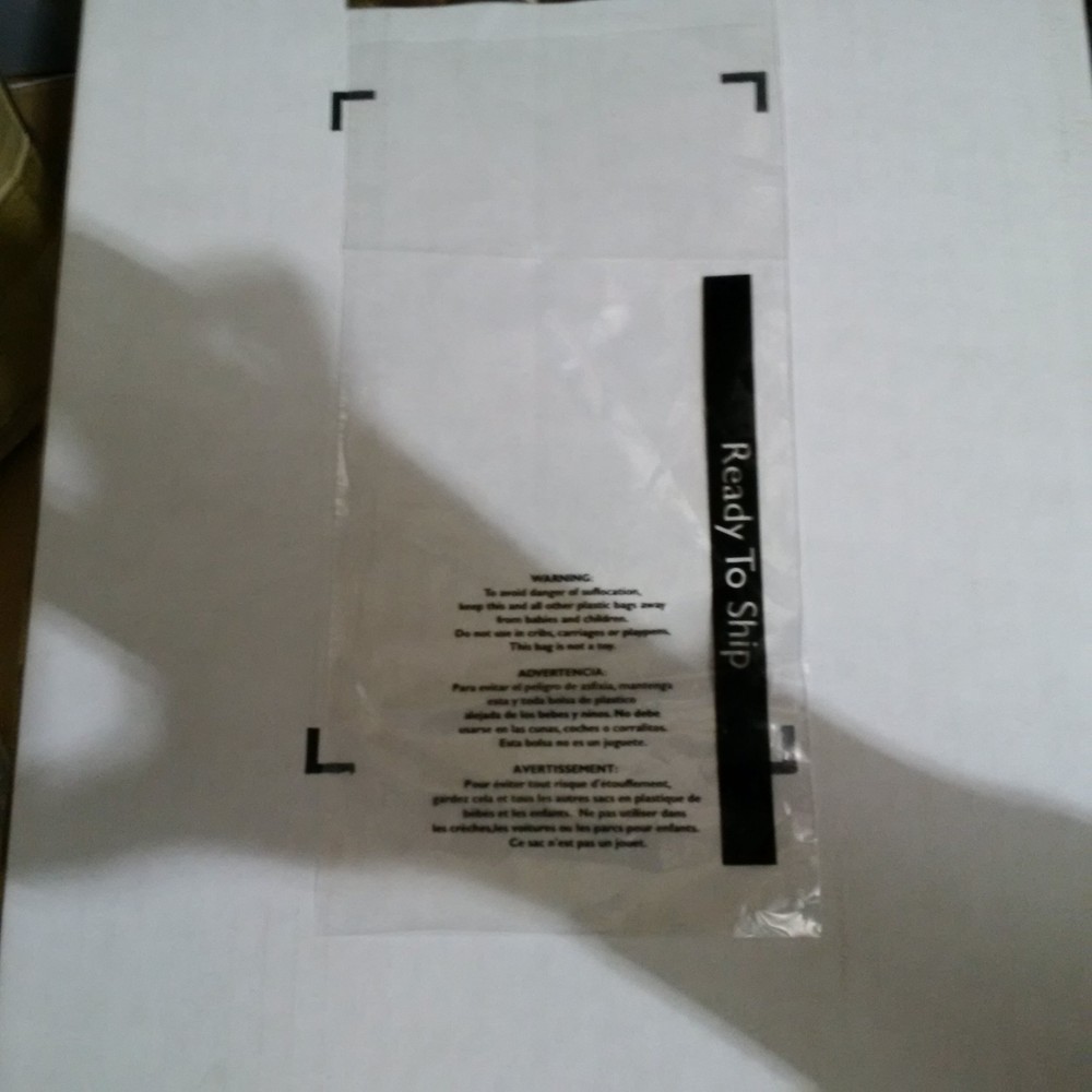 500/CS 24×30 Suffocation Warning Bags Clear, Permanent Seal with “Ready To Ship”