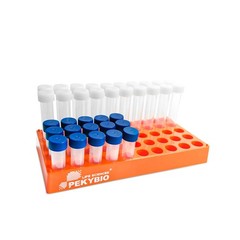 PEKYBIO Vial Racks for 4ml Vials, 50 Holes Sample Bottles Rack, Φ16mm, Pack o…