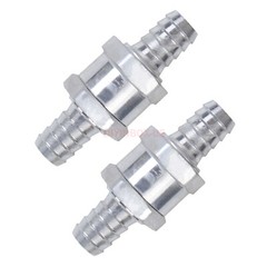 2pcs 12mm 1/2″ Fuel Non-Return One Way Check Valve Petrol Diesel Oil Aluminum