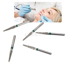 100 Types AZDENT Dental FG Diamond Burs Friction Grip for High Speed Handpiece