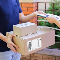 1000 Shipping Labels 8.5″x5.5″ Rounded Corner Self Adhesive 2 Per Sheet Blank US