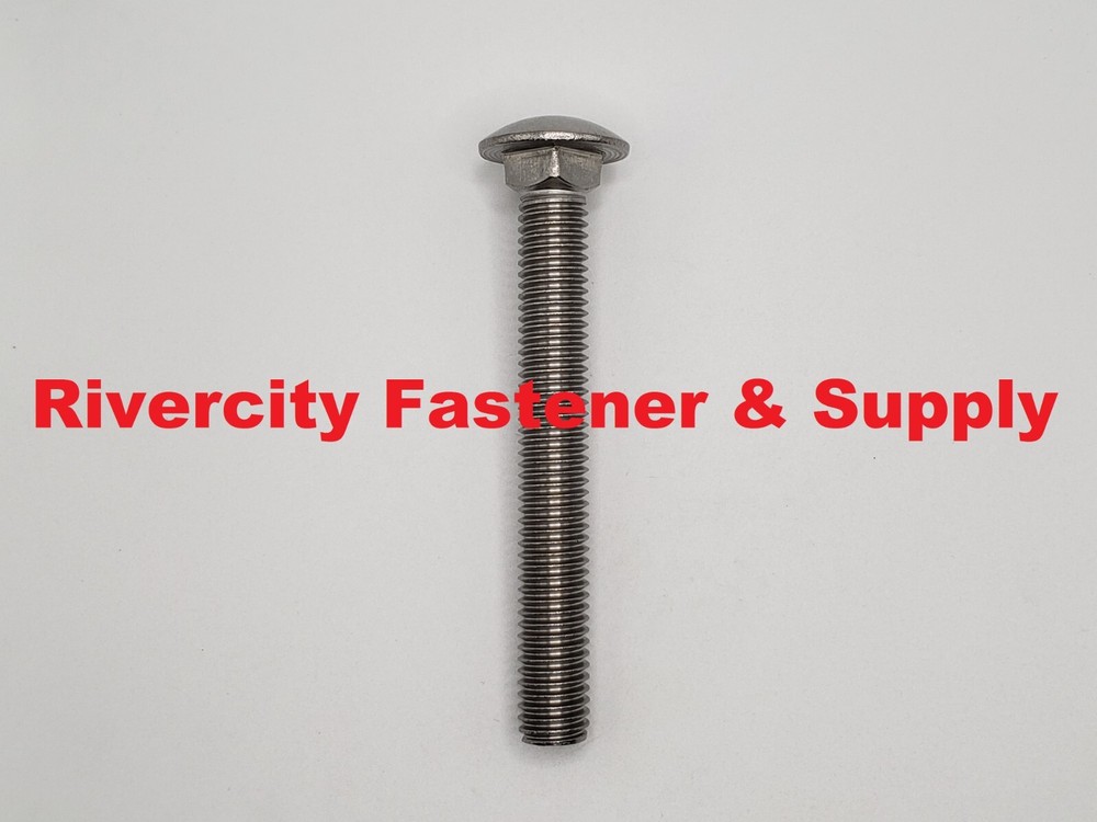 1/2-13×3 Stainless Carriage Bolts 1/2×13 x 3″ Screws 1/2-13 x 3