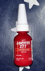 Loctite 277 10mL RED High Strength Threadlocker 0.34FL. OZ. 231089 EXP 12/2026