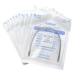 AZDENT Dental Orthodontic Niti Super Elastic Arch Wire Round Nature Form 012-020