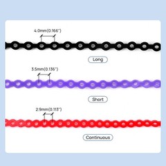 Dental Orthodontic Power Chains Braces Rubber Bands Elastic Short/Long/Closed