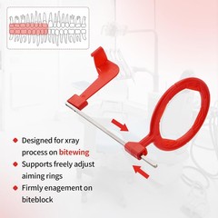 Digital Sensor Holder Dental X-Ray Aiming Rings Arms Bitewing/Anterior/Posterior