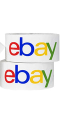 1 NEW roll EBAY Packaging Tape – Color Logo 2″ x 75 yards