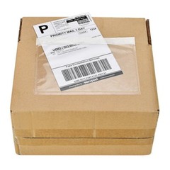 100 Clear Packing List Invoice Envelopes 7.5″ x 5.5″ Seft Enclosed Slip Pouches