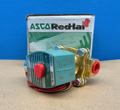 ASCO RedHat 8210G093 Solenoid Shutoff Valve 3/8in Brass 120V 150 PSI