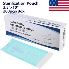 3.5″ X 10″ Self Sterilization Pouches Autoclave Pouch,Sterilizer Bags Dental 200