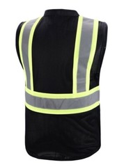 Black Two Tones Safety Vest ,With Multi-Pocket Tool