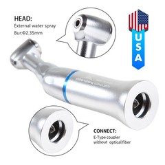NSK Style Dental Low Slow Speed Handpiece Contra Angle Push Button E-Type USA!!!