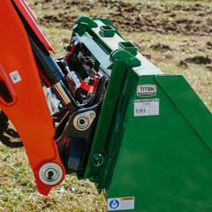 Titan Attachments Quick Tach Adapter Fits Skid Steer and Converts to a Hook and