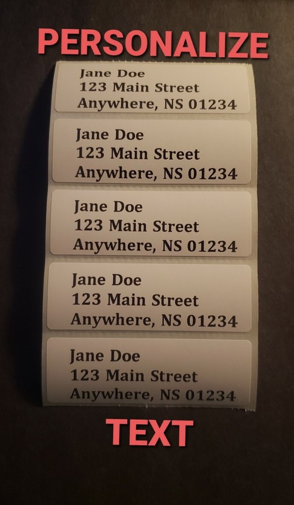 25 Personalized Return Address Labels FREE Shipping