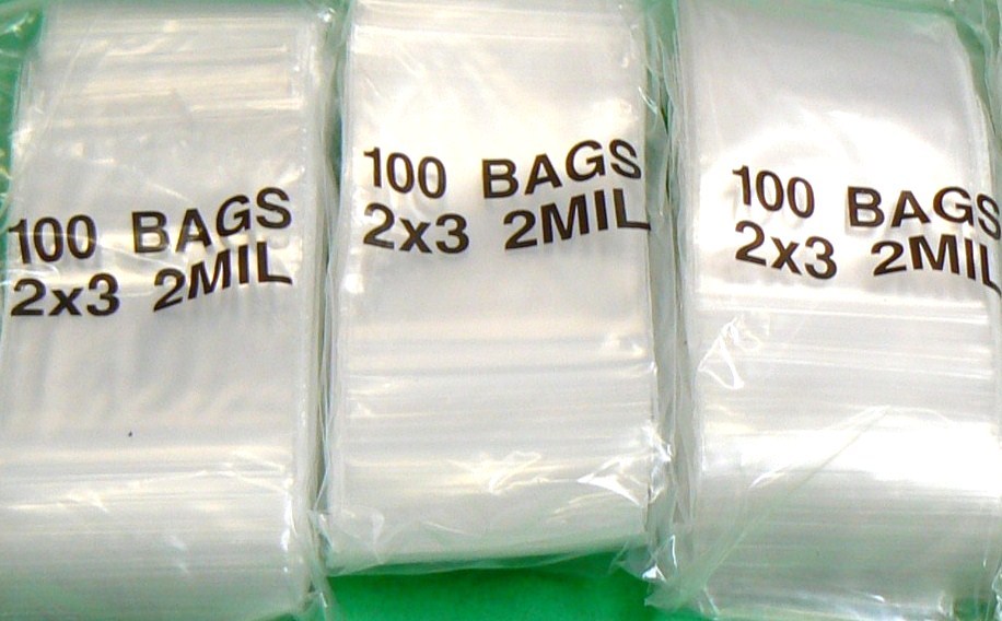 3000 Zip Seal Lock 2×3 Clear 2mil Reclosable Bags 2″ x 3″ Poly Bag 3,000 Bulk