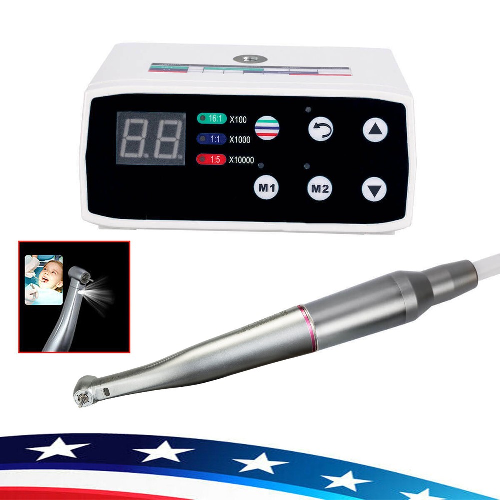 Dental LED Brushless Electric Micro Motor Micromotor +1:5 LED handpiece