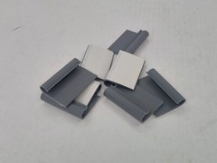 *Lot of 25* AJC31-A-C Adhesive Backed “J” Clip 0.31” Bundle, Light Gray