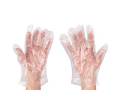 Poly Gloves – Medium – Single Use – 10,000 Gloves/Case – Food Grade Safe