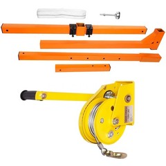 Air Conditioner Lifting Cranes 60FT, Carbon Steel Portable AC Lifting Crane with