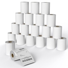 20 Roll Thermal Shipping Labels 4″ x 6″ Rolls 260/500 Labels /Roll