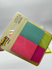 Post-It Notes 1 3/8 in X 1 7/8 in 6 Packages of 4 Pads 50 Sheets Per Pad