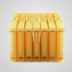 Upgraded 7x Bee Hive Boxes Comb Hive Frames For Wooden Beekeeping Beehive House