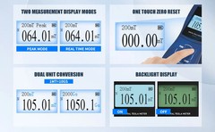 Handheld Gauss Meter Tesla Meter Permanent Magnet 1% 2% 5% Accuracy
